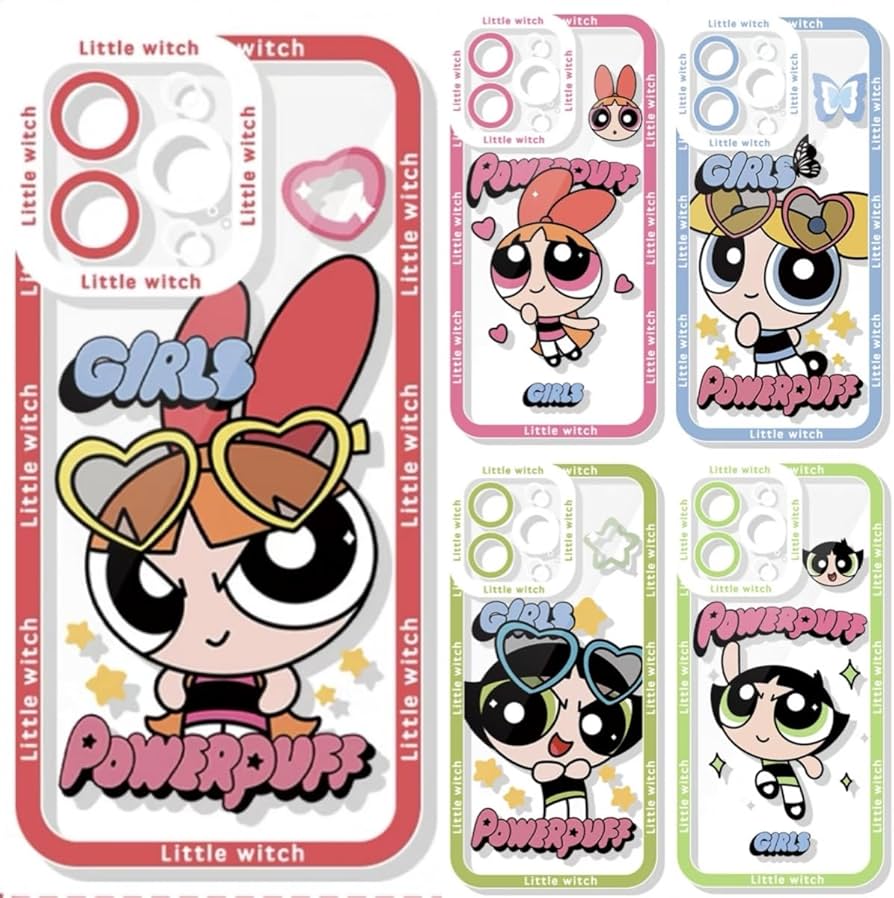 パワーパフガールズシリコンスマホケース：iPhoneSE・iPhone5・5s パワーパフガールズシリコンスマホケース：iPhoneSE・iPhone5・5s